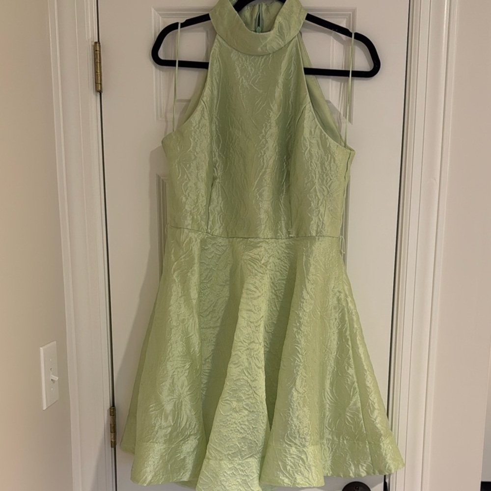 NWT Taylor Jaquard Halter sz 12 *with defects*